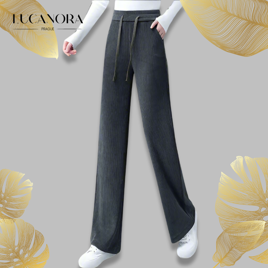 Carla Caso™ Pantaloni elasticizzati lussuosi e confortevoli