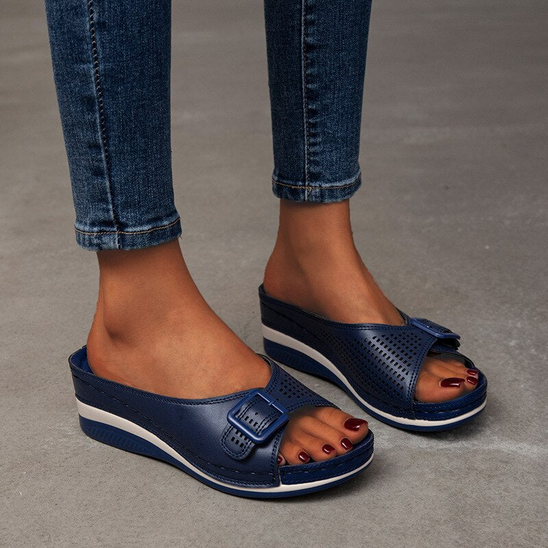 MariaComfort™ Sandali con zeppa alla moda