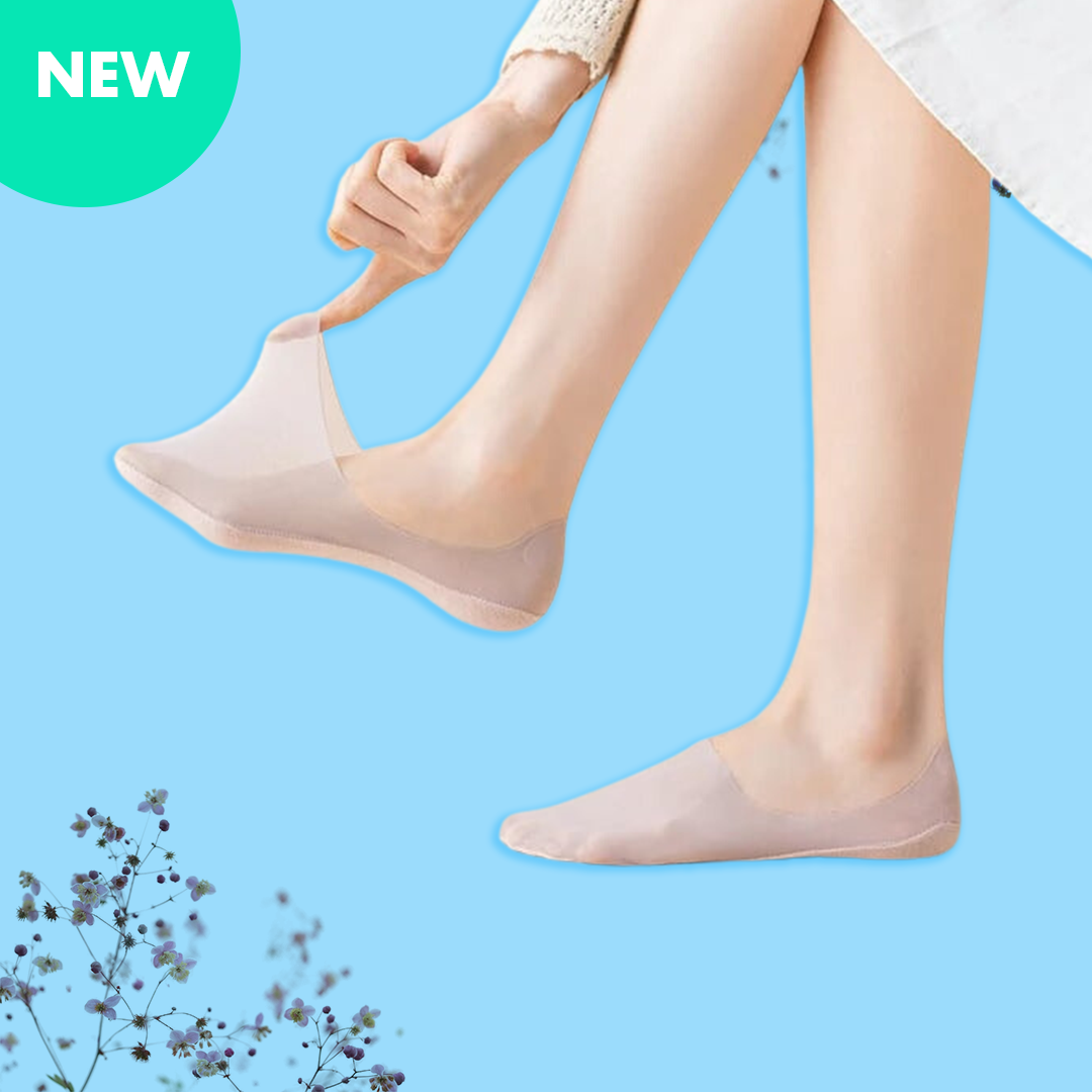Silk Serene™ Calzini antiscivolo trasparenti