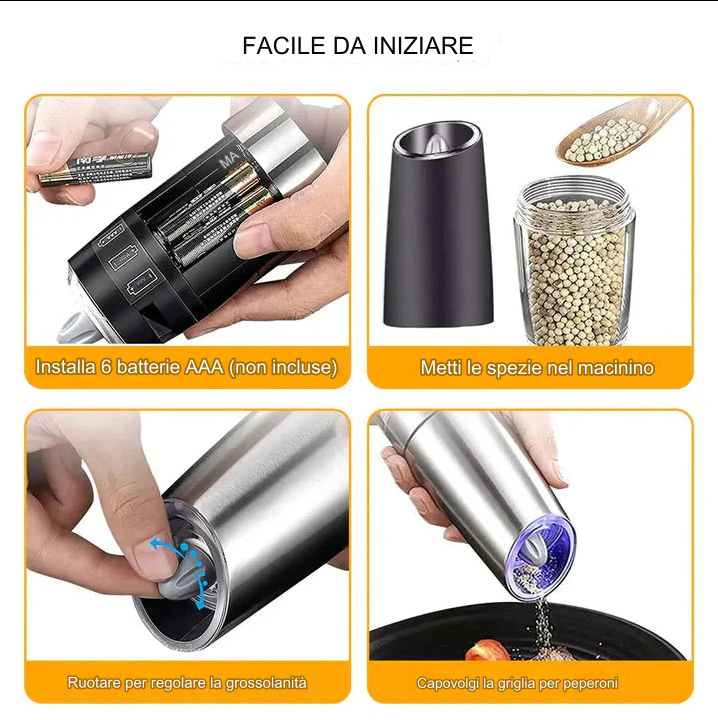 SpiceSage™ Macina sale e pepe automatico