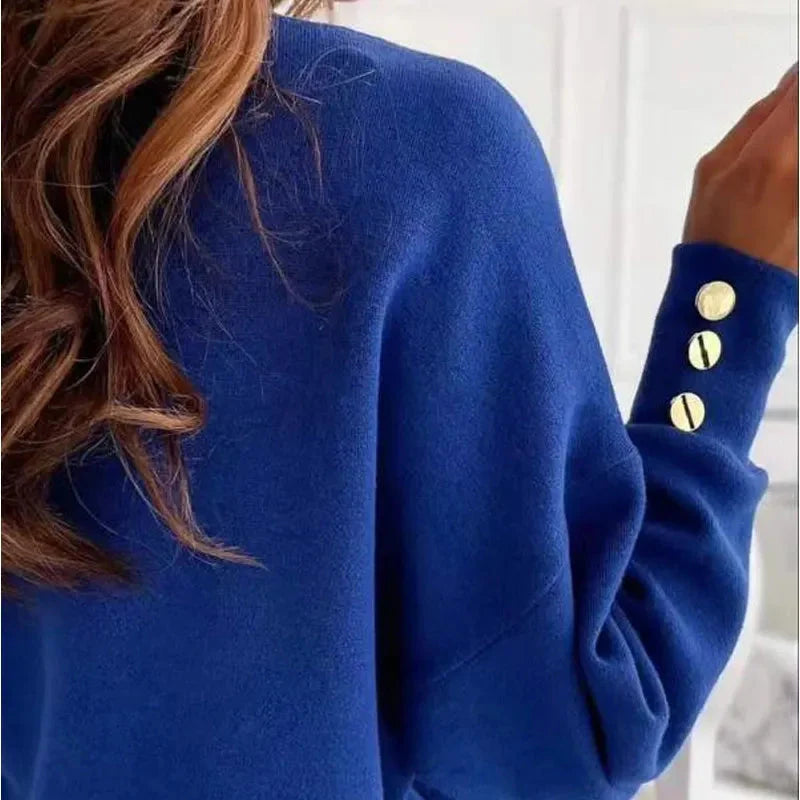 Abelie™ Maglione con scollo a V da donna