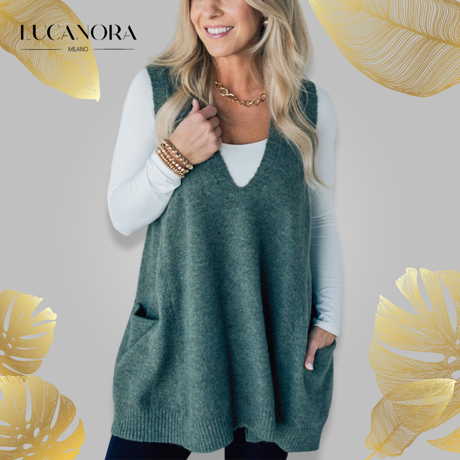 Ada Milazzo™ Accogliente gilet tascabile