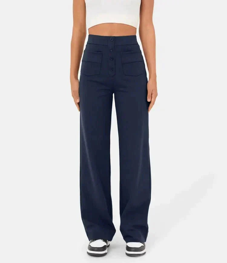 Adona™ Pantaloni elasticizzati a vita alta