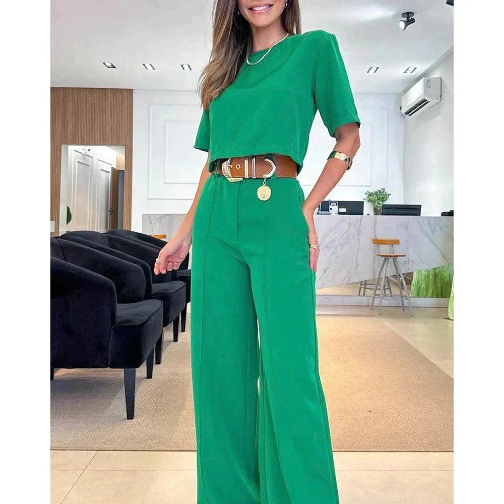 Adrienne™ Set top e pantaloni in due pezzi