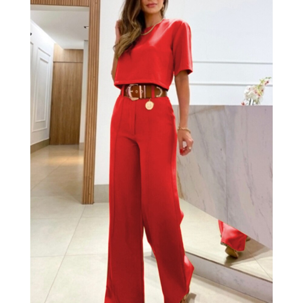 Adrienne™ Set top e pantaloni in due pezzi