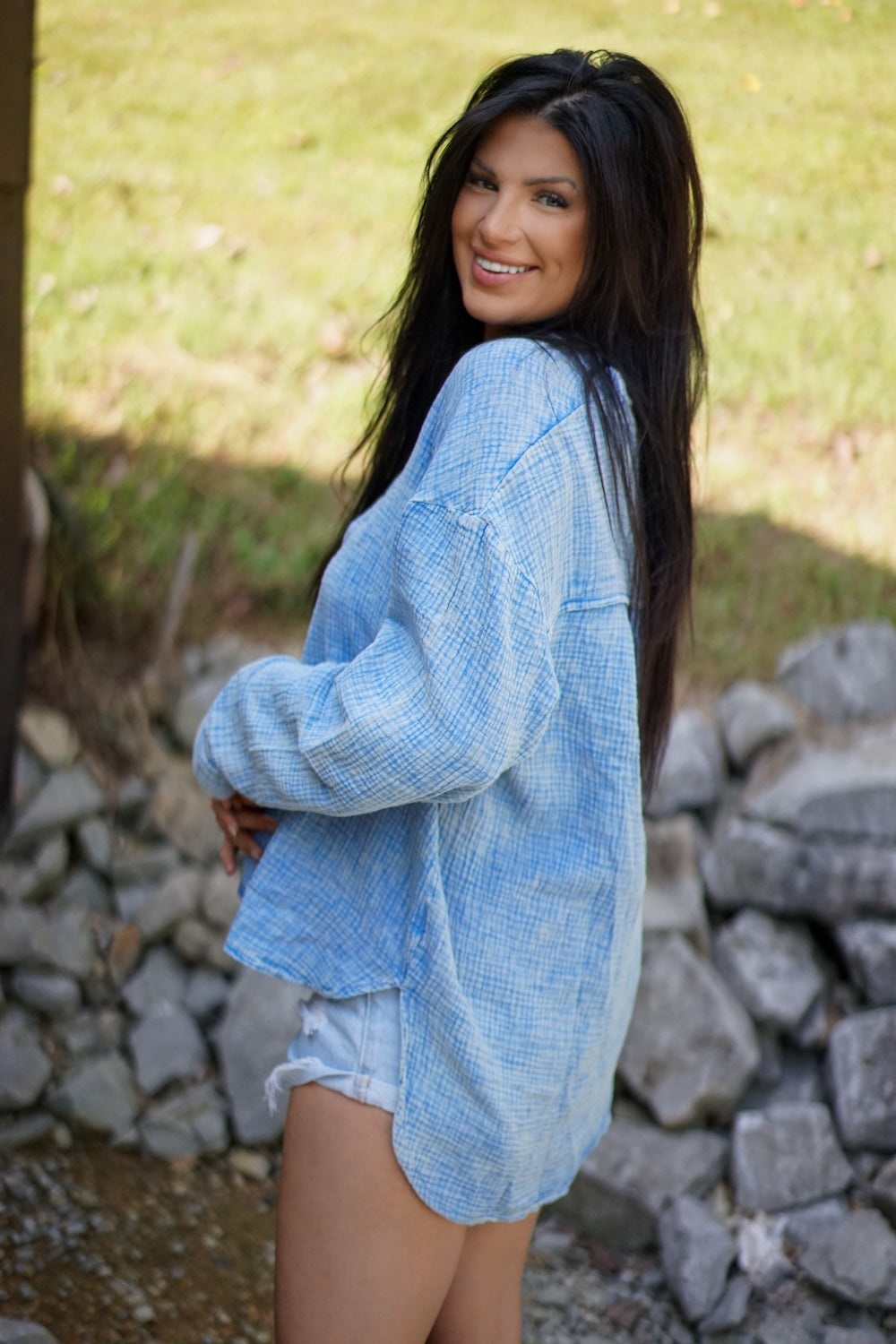Alessia Belfi™ Camicia casual con bottoni  da donna