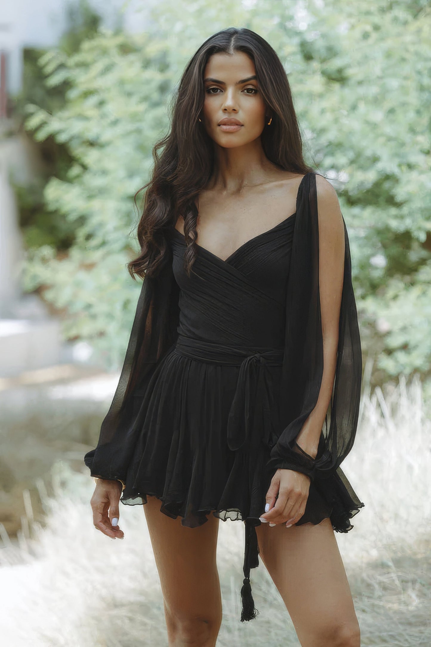 Alice Morrow™ Abito off shoulder con scollo a V