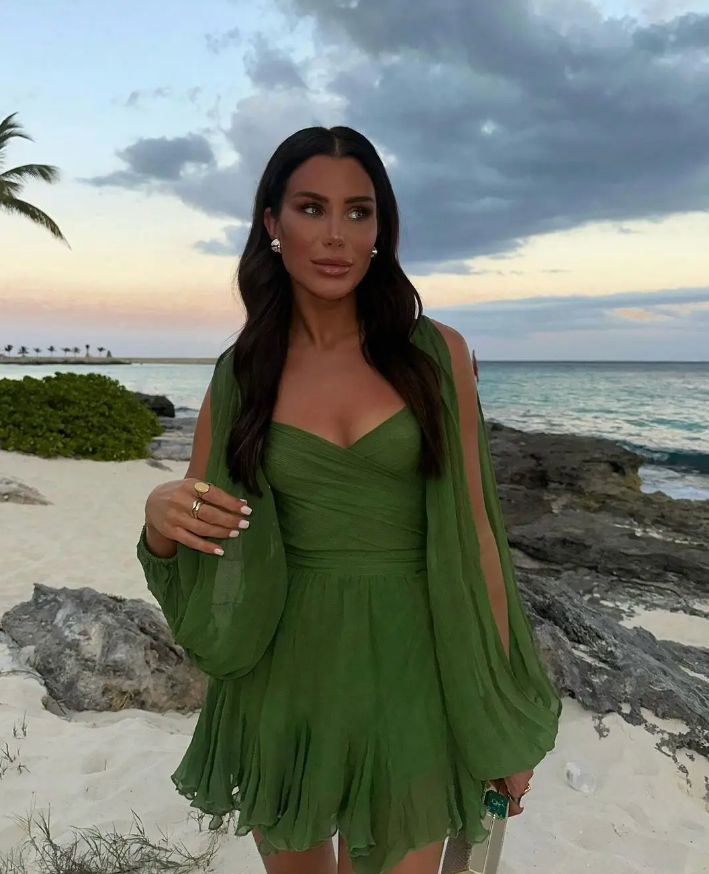 Alice Morrow™ Abito off shoulder con scollo a V