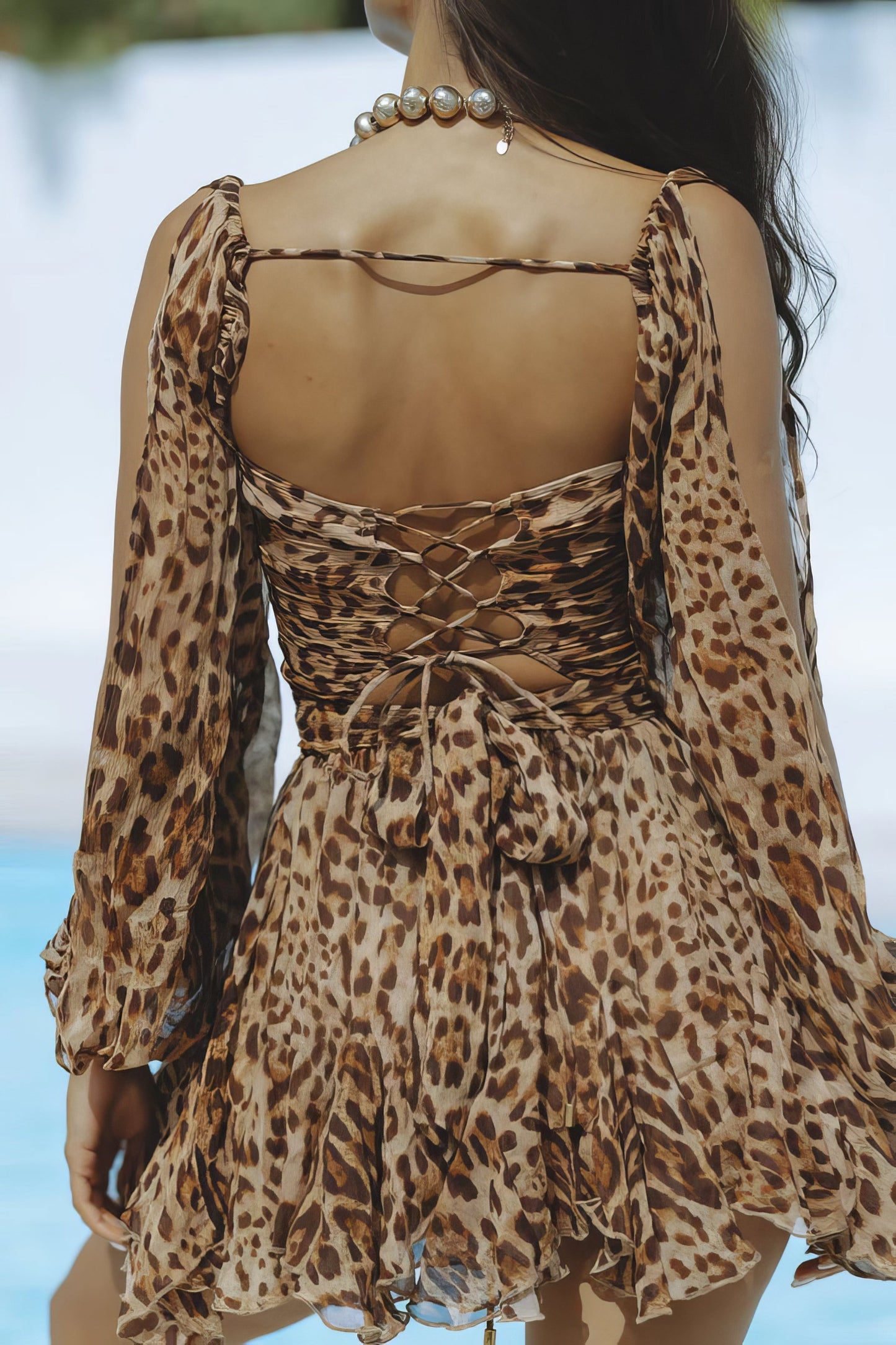 Alice Morrow™ Abito off shoulder con scollo a V