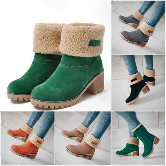 Angeline Bellamy™️ Stivali invernali in lana eleganti e caldi