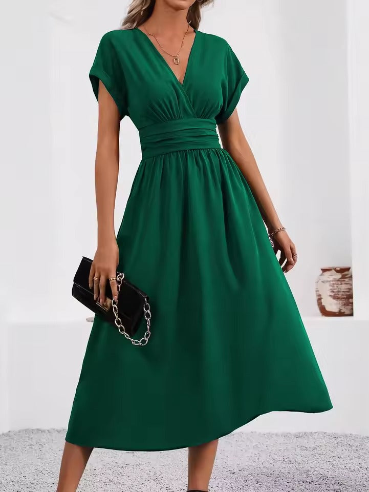 Annabella Bersani™ Abito da donna con scollo a V e vita stretta