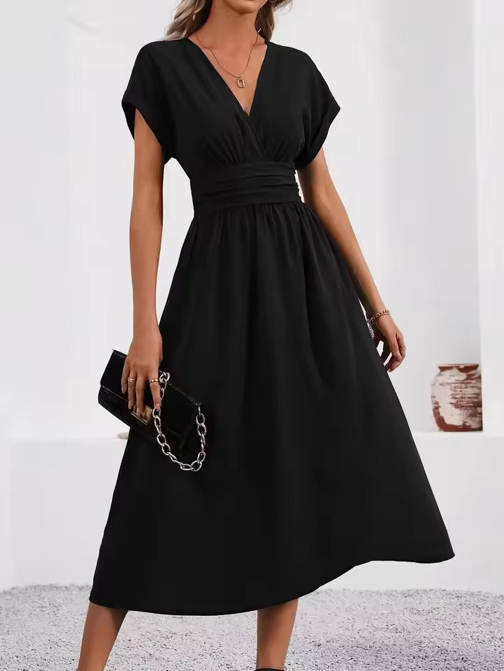 Annabella Bersani™ Abito da donna con scollo a V e vita stretta