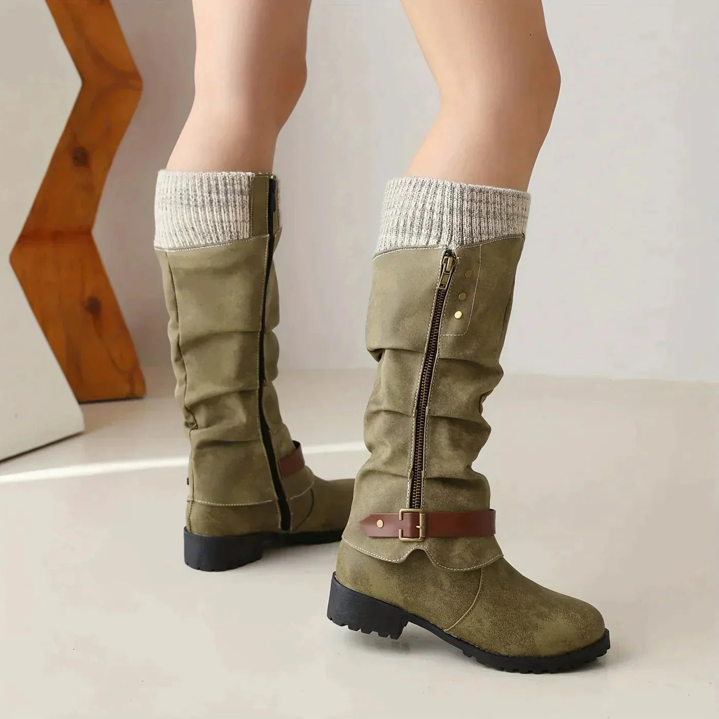 Arizona™ Stivali alti alla coscia in pelle artificiale