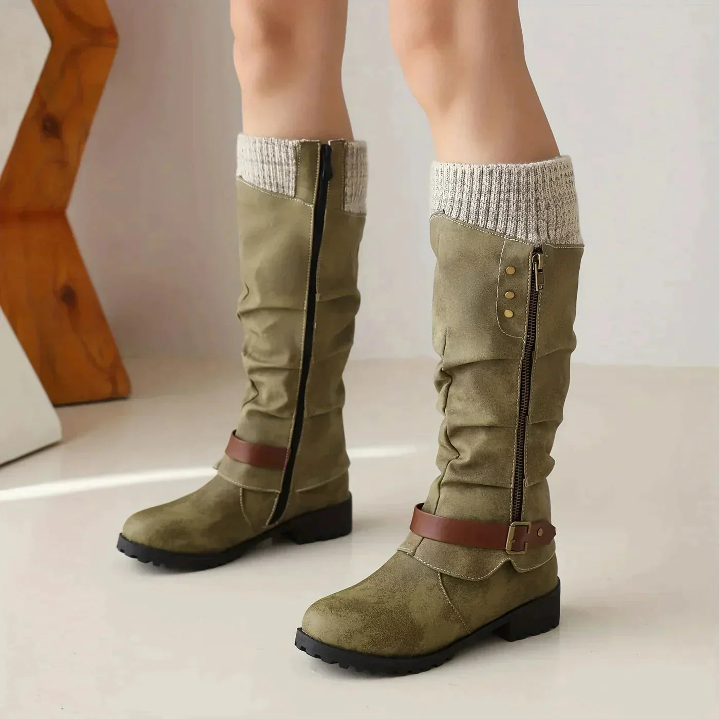Arizona™ Stivali alti alla coscia in pelle artificiale