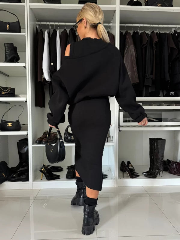 Asia Bonfanti™ Set abito e maglione alla moda