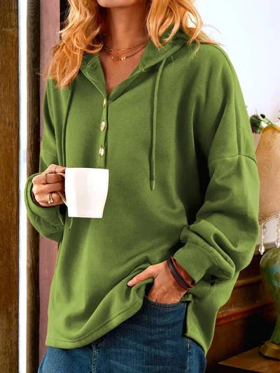 Aude Comfort™ Maglione button-down a maniche lunghe