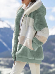 Bella Chaud™ Giacca invernale unisex a righe morbide