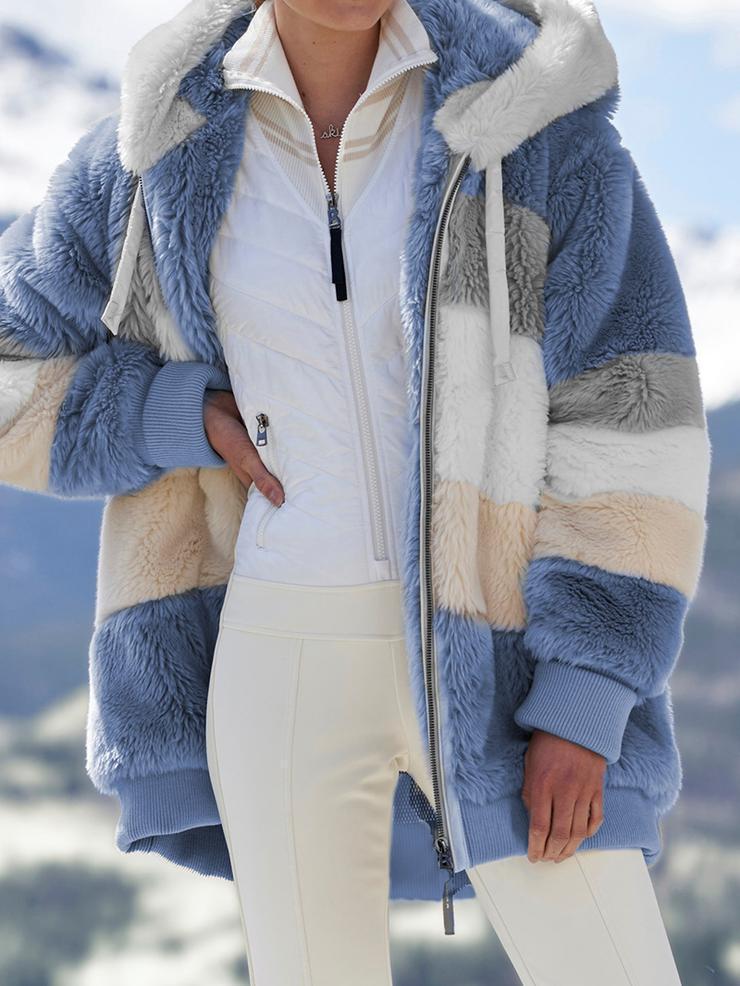Bella Chaud™ Giacca invernale unisex a righe morbide