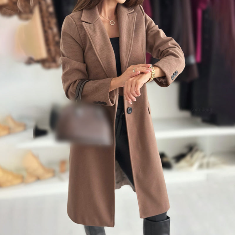 Benigna Fago™ Cappotto sartoriale elegante da donna per l'inverno
