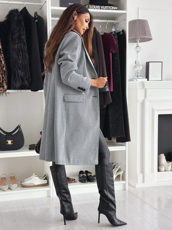 Benigna Fago™ Cappotto sartoriale elegante da donna per l'inverno