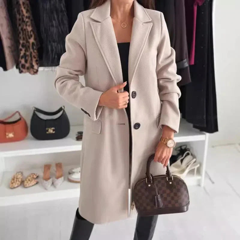 Benigna Fago™ Cappotto sartoriale elegante da donna per l'inverno