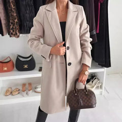 Benigna Fago™ Cappotto sartoriale elegante da donna per l'inverno