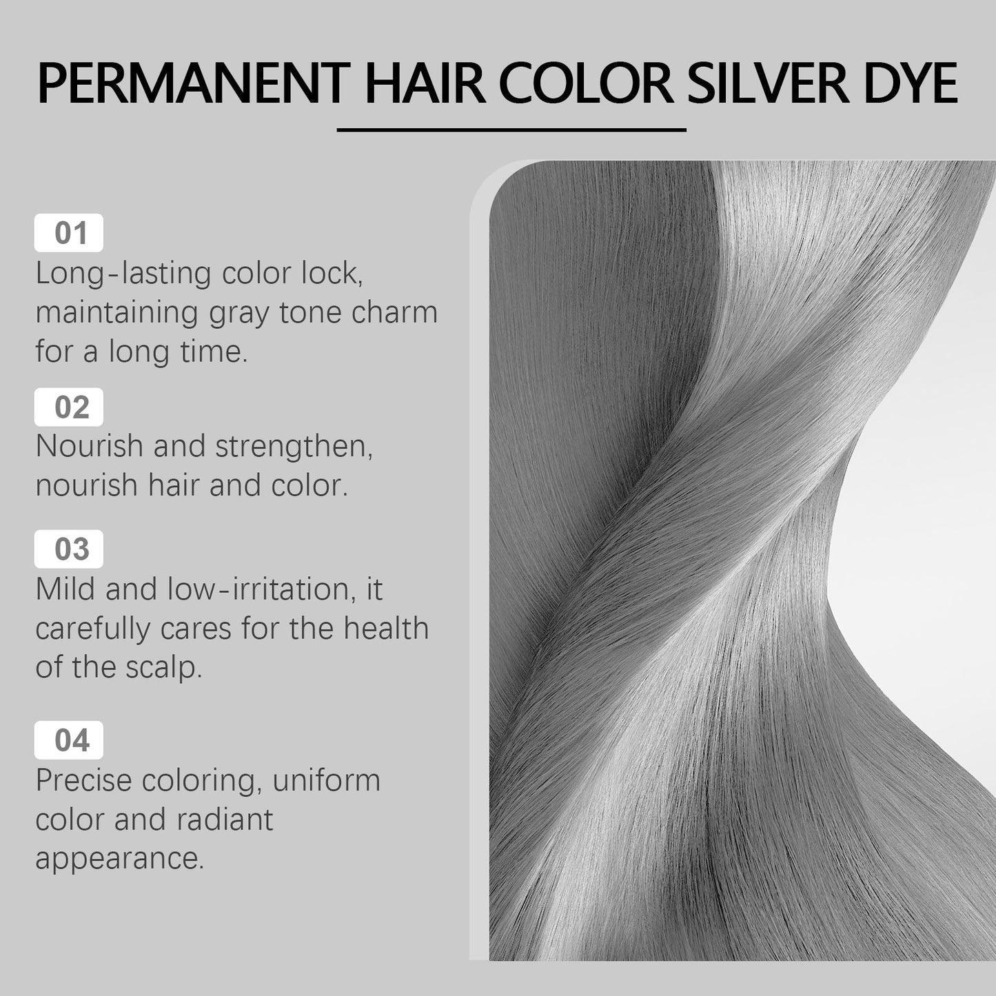 Biodye™ Tintura per capelli argento 2 in 1 con estratto di essenze naturali