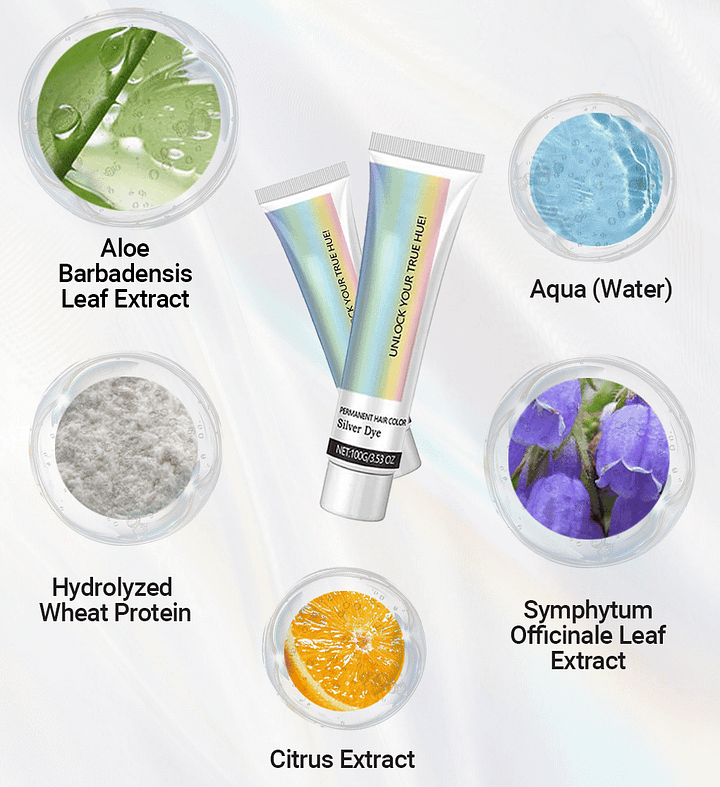 Biodye™ Tintura per capelli argento 2 in 1 con estratto di essenze naturali