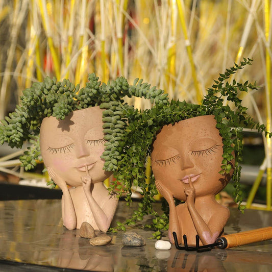 Botanica™ Vaso da fiori con una faccia