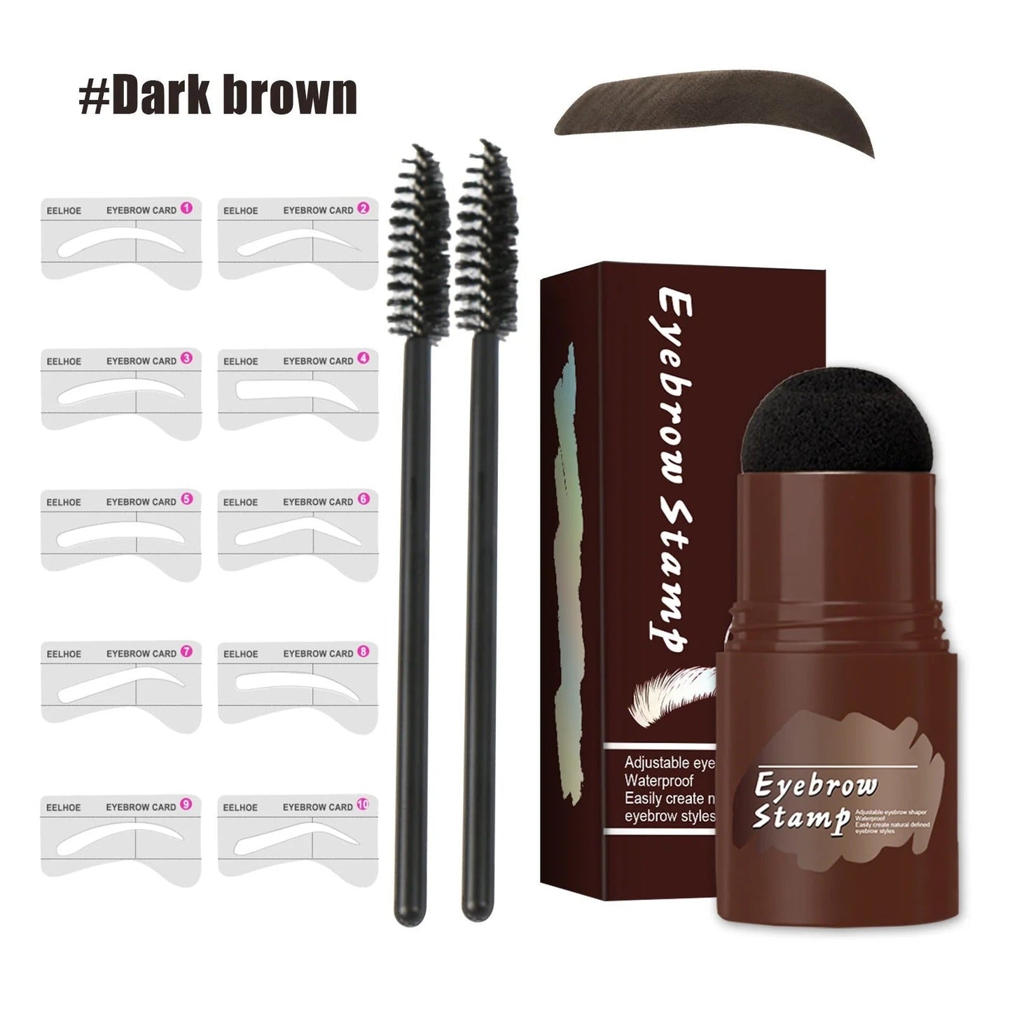 BrowStamp™ Kit stencil e timbro per sopracciglia di precisione