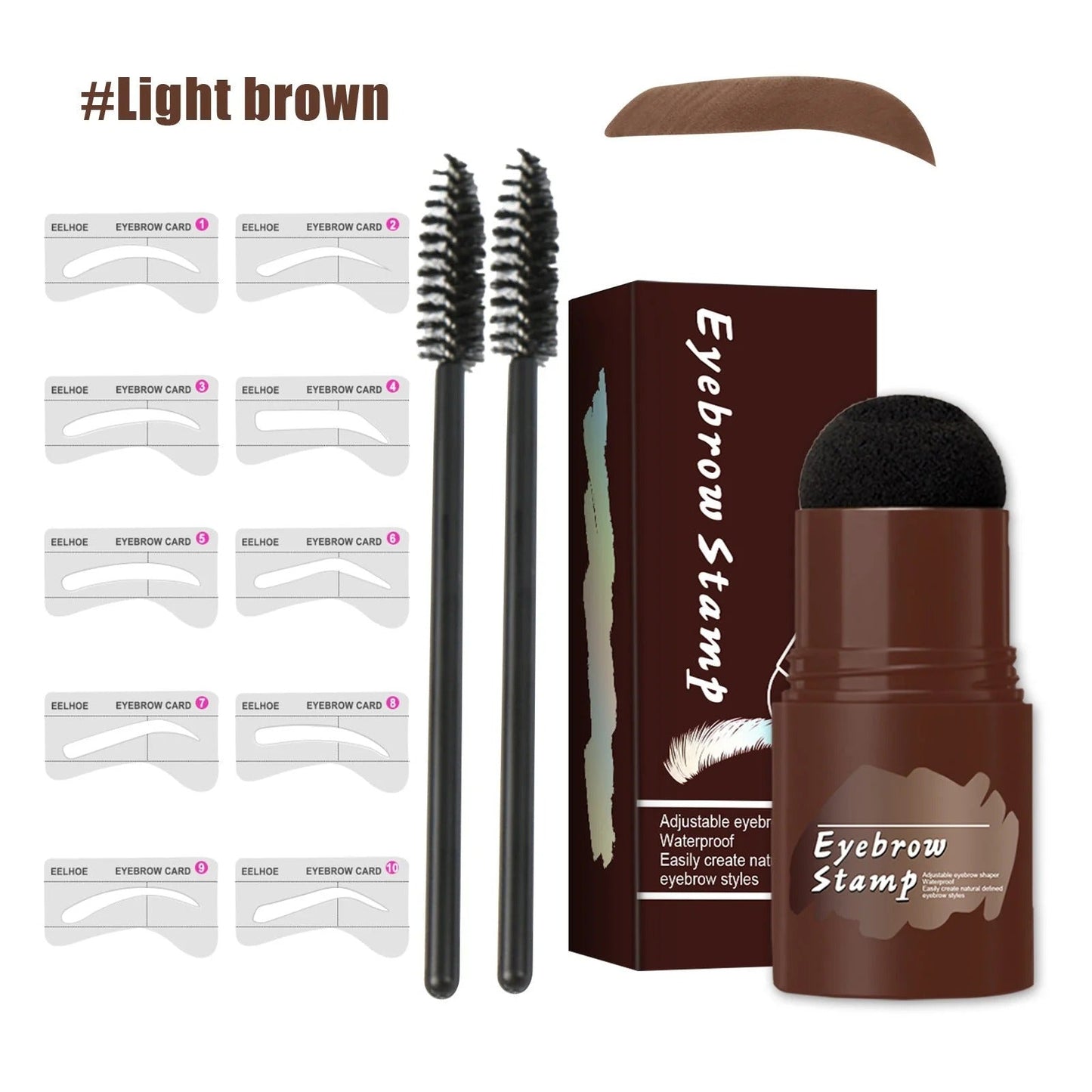 BrowStamp™ Kit stencil e timbro per sopracciglia di precisione