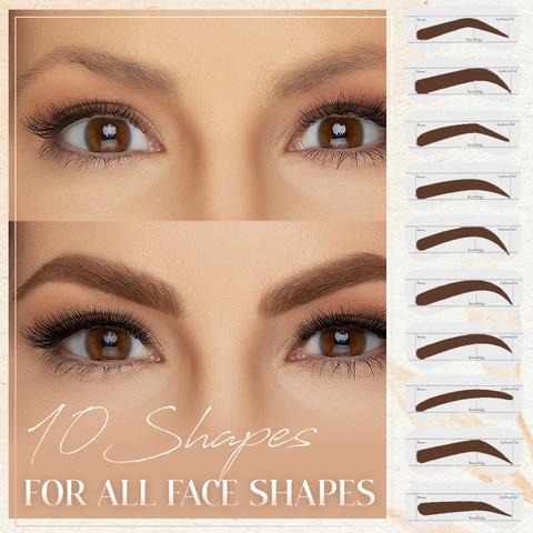 BrowStamp™ Kit stencil e timbro per sopracciglia di precisione