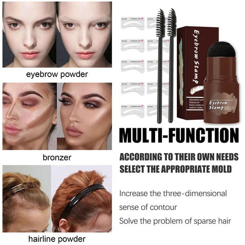 BrowStamp™ Kit stencil e timbro per sopracciglia di precisione