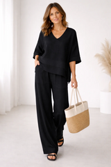 Bruna Luzzetti™ Completo in cotone e lino traspirante