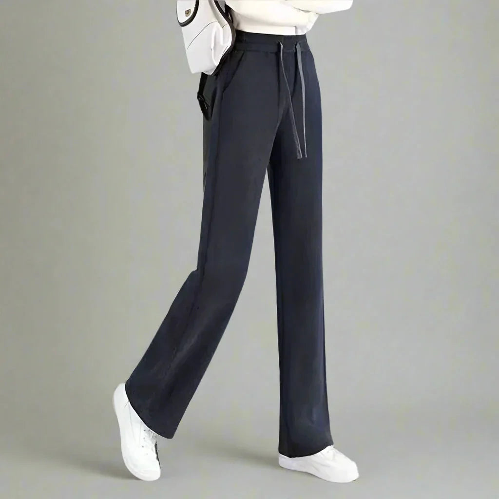 Carla Caso™ Pantaloni elasticizzati lussuosi e confortevoli
