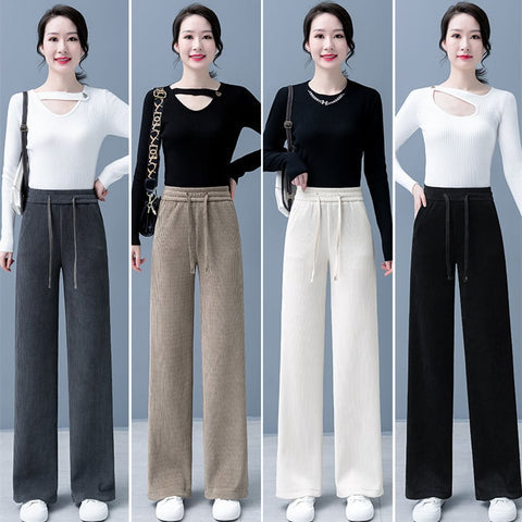 Carla Caso™ Pantaloni elasticizzati lussuosi e confortevoli