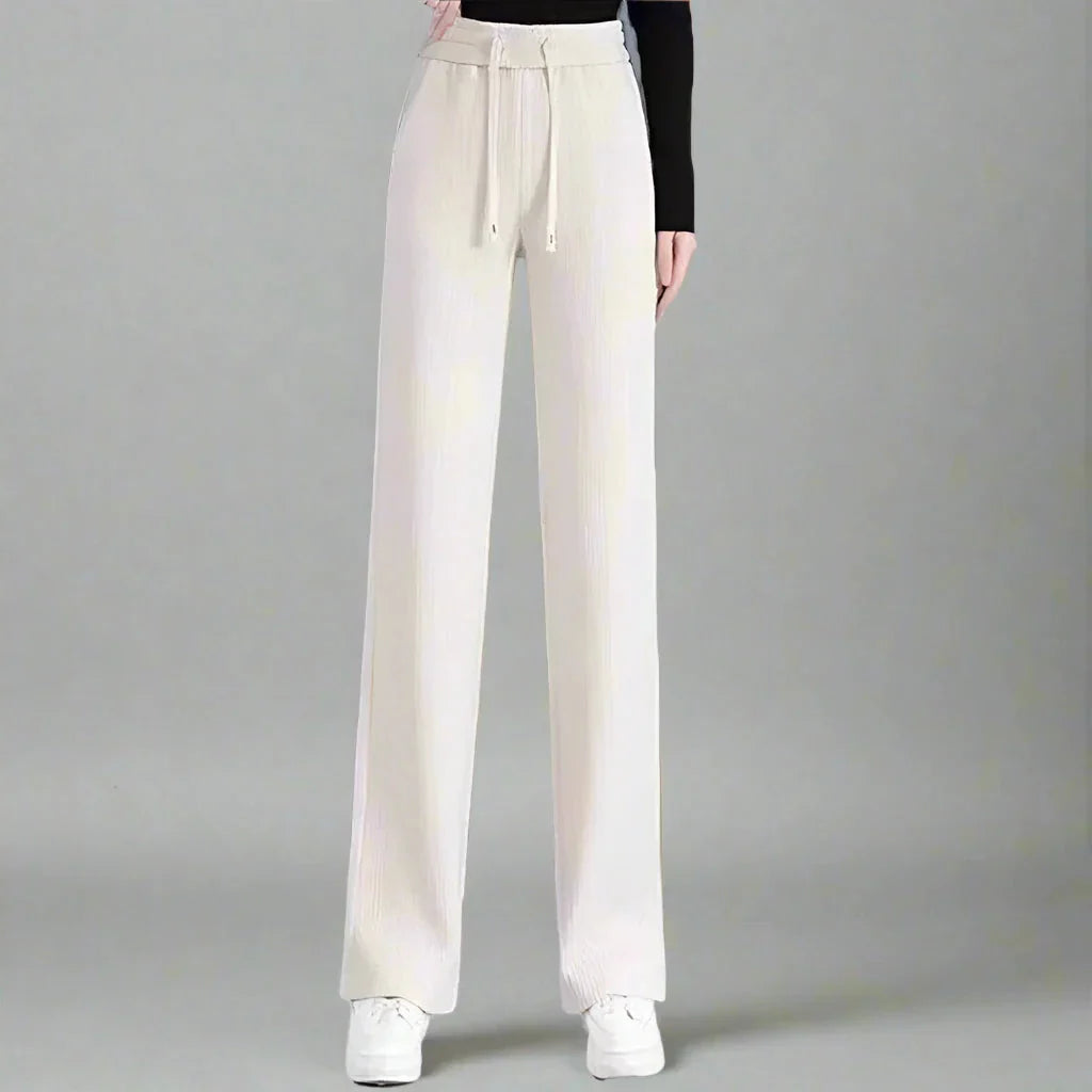 Carla Caso™ Pantaloni elasticizzati lussuosi e confortevoli
