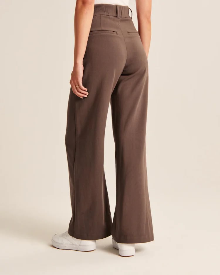 Celine Montclair™️ Pantaloni casual a vita alta con gambe larghe