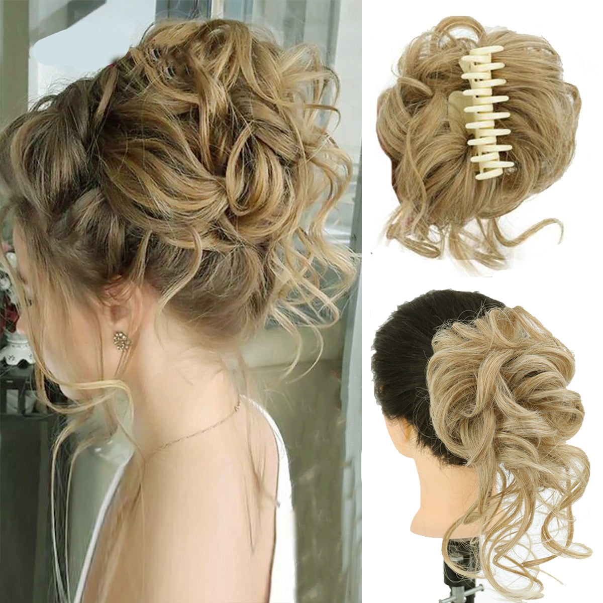 ChicChignon™ Parrucchino legato con clip