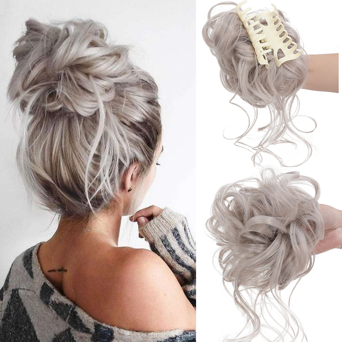 ChicChignon™ Parrucchino legato con clip