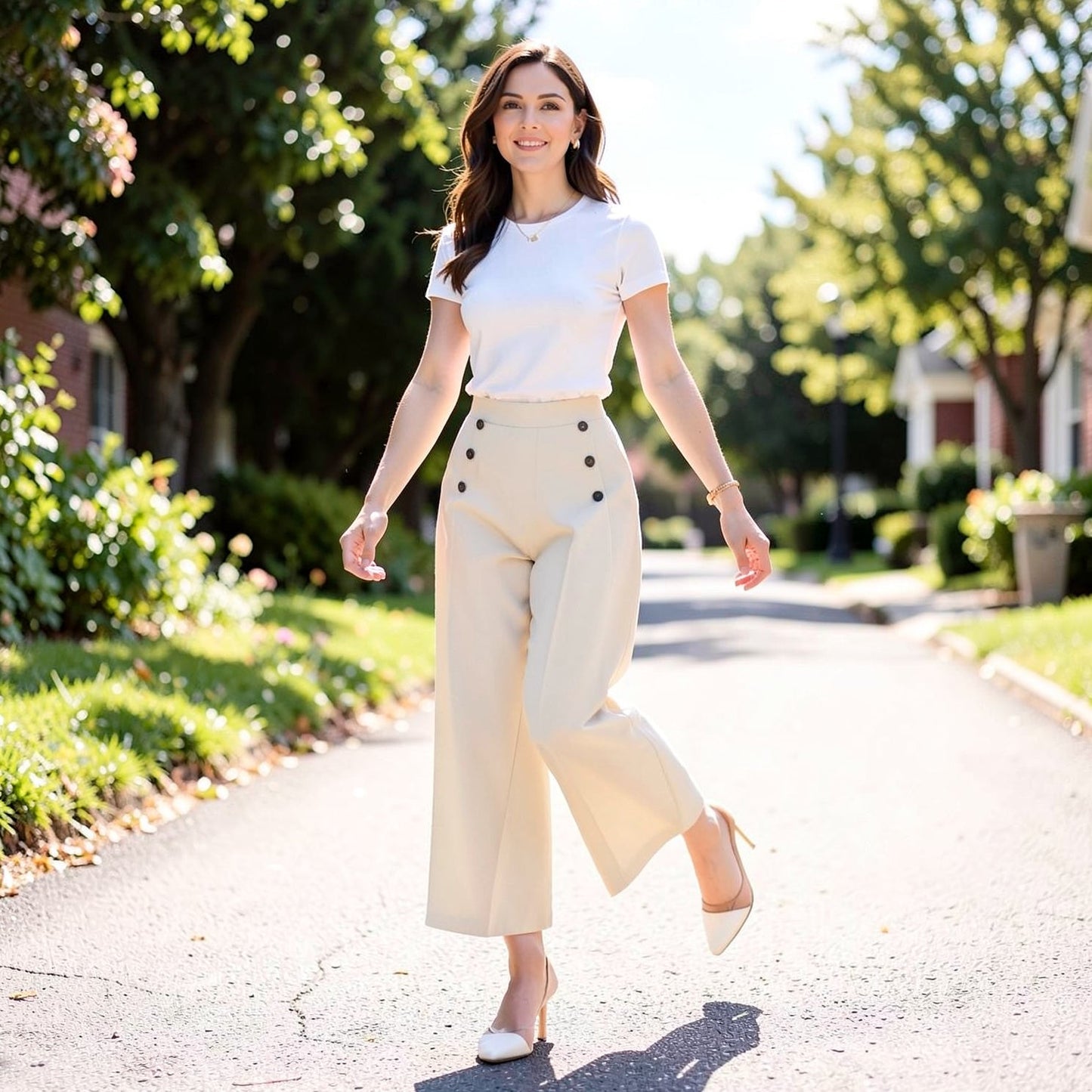 Pantaloni quotidiani snellenti senza sforzo Clair Goulet™