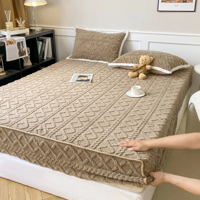 ComfortAura Pro™ Biancheria da letto in flanella di velluto