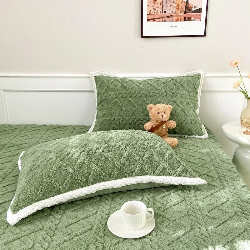 ComfortAura Pro™ Biancheria da letto in flanella di velluto