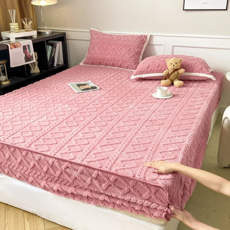 ComfortAura Pro™ Biancheria da letto in flanella di velluto
