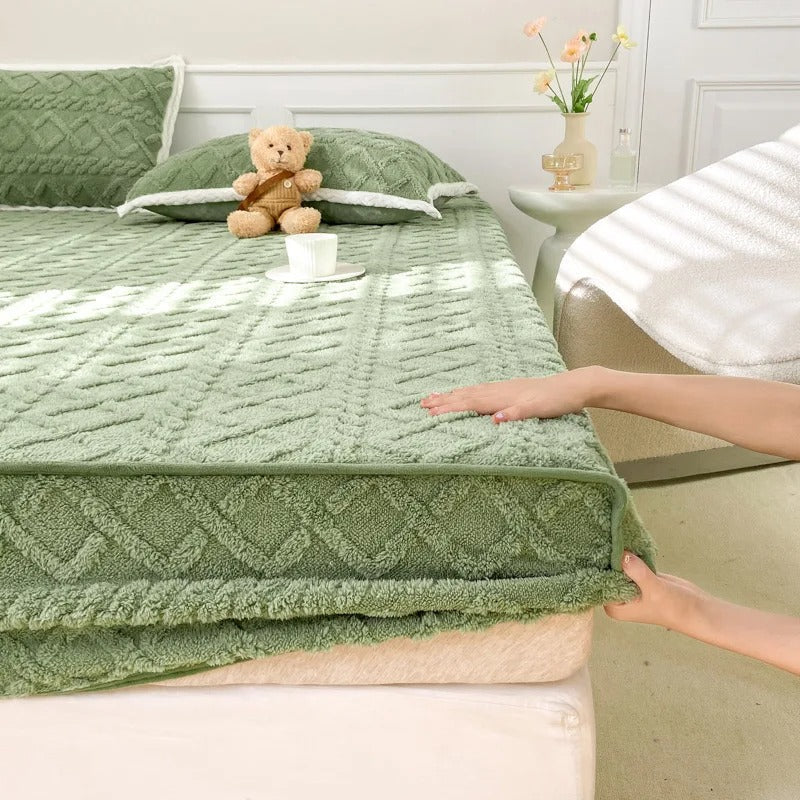 ComfortAura Pro™ Biancheria da letto in flanella di velluto