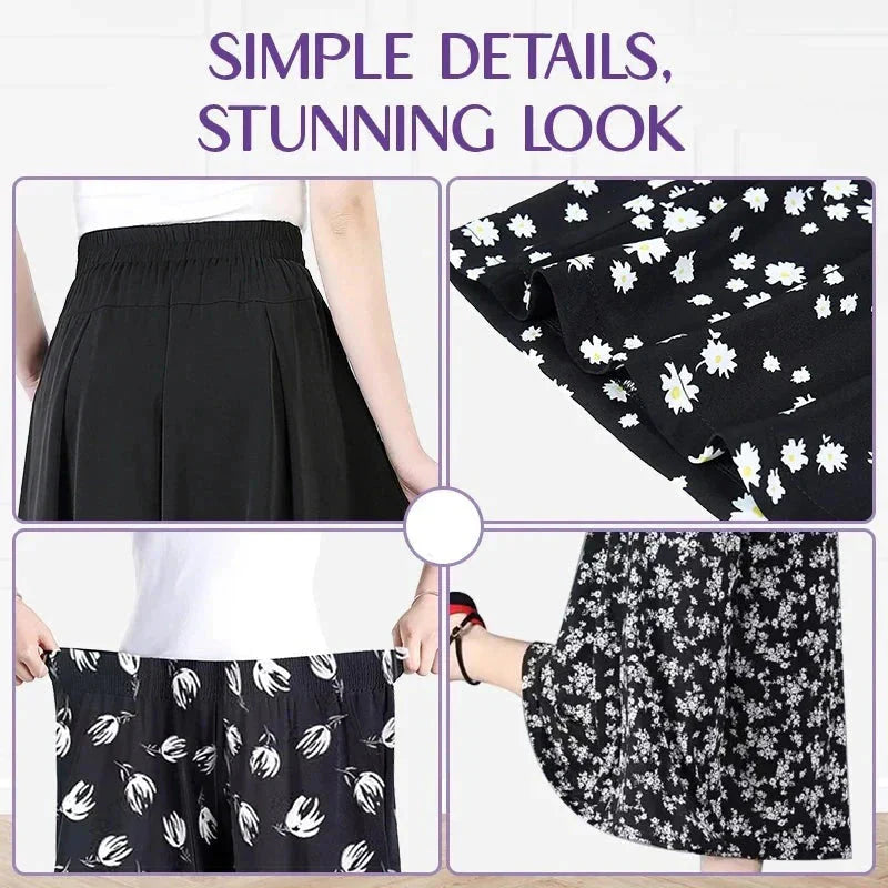 CurvyCharm™ Pantaloni stretch a gamba larga