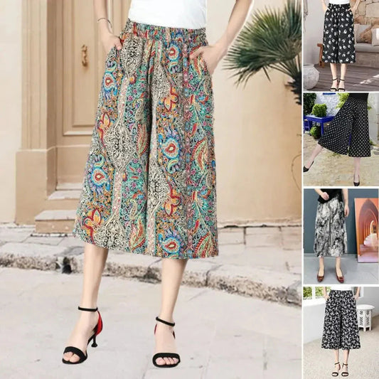 CurvyCharm™ Pantaloni stretch a gamba larga