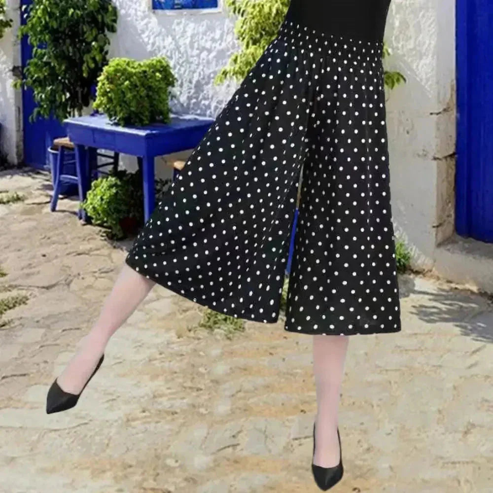 CurvyCharm™ Pantaloni stretch a gamba larga