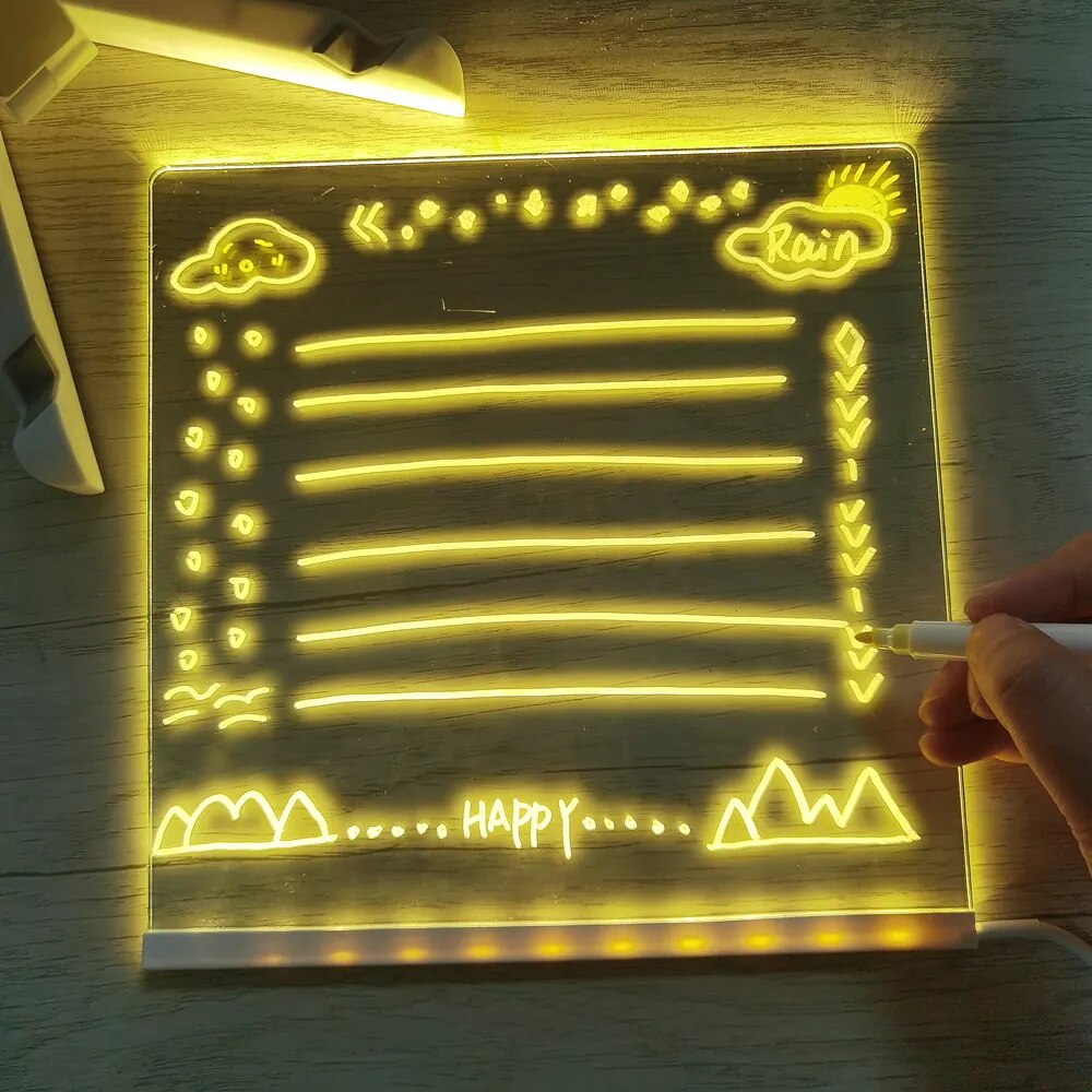 DIY Board™ Lavagna personalizzata con luci LED