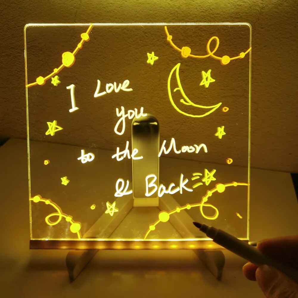 DIY Board™ Lavagna personalizzata con luci LED